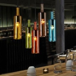 Farba rozptýleného svetla obnovujúca staroveké spôsoby Fľaša Droplight Závesné svetlo