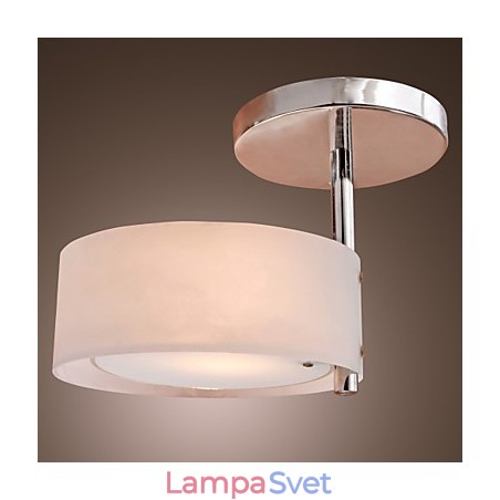 Moderný moderný chrómový kovový luster v mini štýle pod omietku Moderný moderný chrómový kovový luster v mini štýle pod omietku