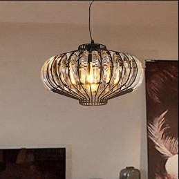 Jednoduchý krištáľový luster Iron Art Creative