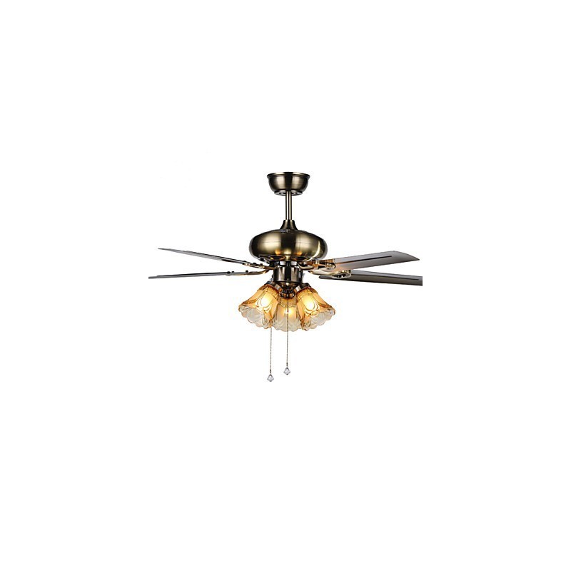 Stropné ventilátory Luxe Eco Moderný stropný ventilátor s ľahkými 42-palcovými lopatkami Povrchová úprava z brúsenej ocele