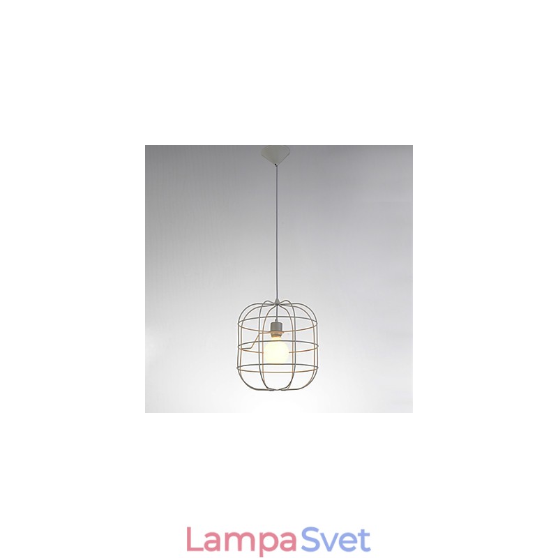 Mini umelecká závesná lampa vtáčia klietka 1 Svetlá Mordern Jednoduchosť Povrchová úprava Čierna Biela Kovová uhlíková oceľ Droplight