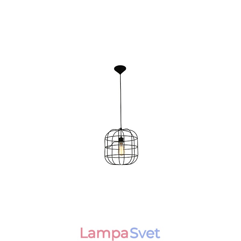 Mini umelecká závesná lampa vtáčia klietka 1 Svetlá Mordern Jednoduchosť Povrchová úprava Čierna Biela Kovová uhlíková oceľ Droplight