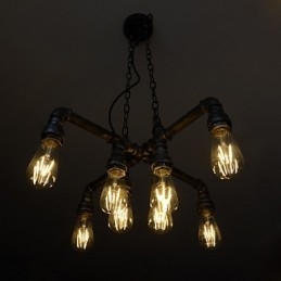 Podkrovná lampa zohráva úlohu kreatívneho priemyselného vetra, ktorý obnovuje staroveké spôsoby potrubia Droplight