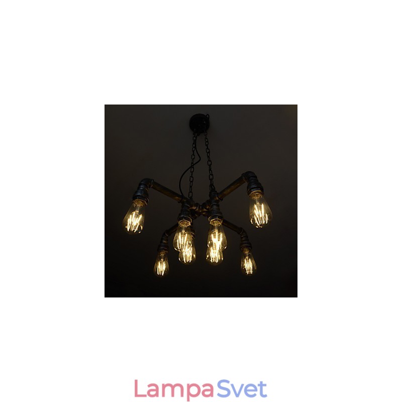 Podkrovná lampa zohráva úlohu kreatívneho priemyselného vetra, ktorý obnovuje staroveké spôsoby potrubia Droplight