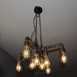Podkrovná lampa zohráva úlohu kreatívneho priemyselného vetra, ktorý obnovuje staroveké spôsoby potrubia Droplight
