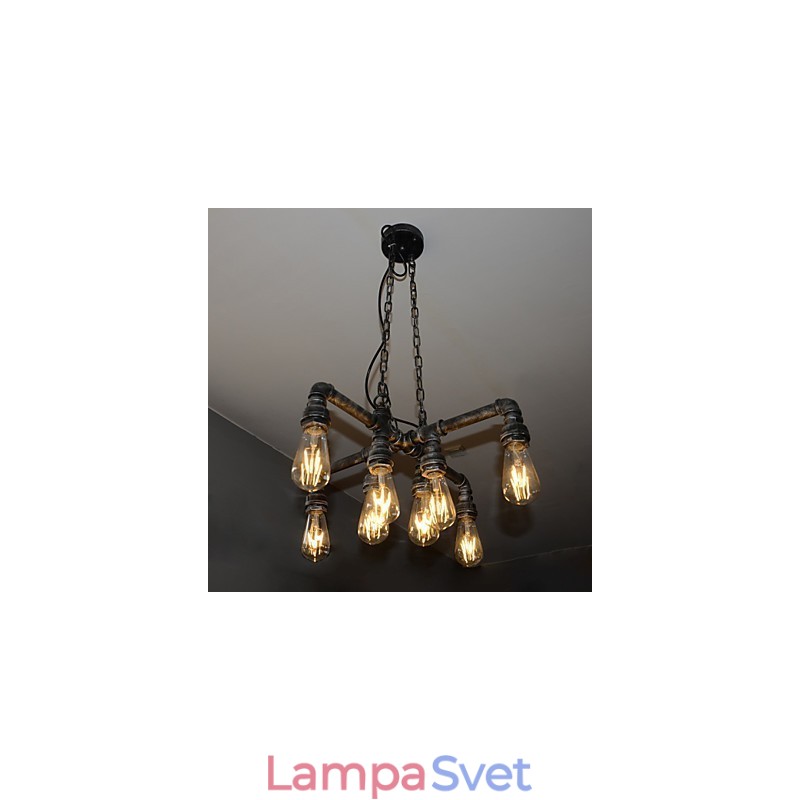 Podkrovná lampa zohráva úlohu kreatívneho priemyselného vetra, ktorý obnovuje staroveké spôsoby potrubia Droplight