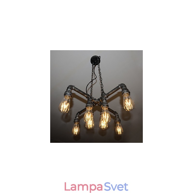 Podkrovná lampa zohráva úlohu kreatívneho priemyselného vetra, ktorý obnovuje staroveké spôsoby potrubia Droplight