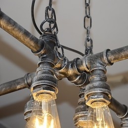 Podkrovná lampa zohráva úlohu kreatívneho priemyselného vetra, ktorý obnovuje staroveké spôsoby potrubia Droplight