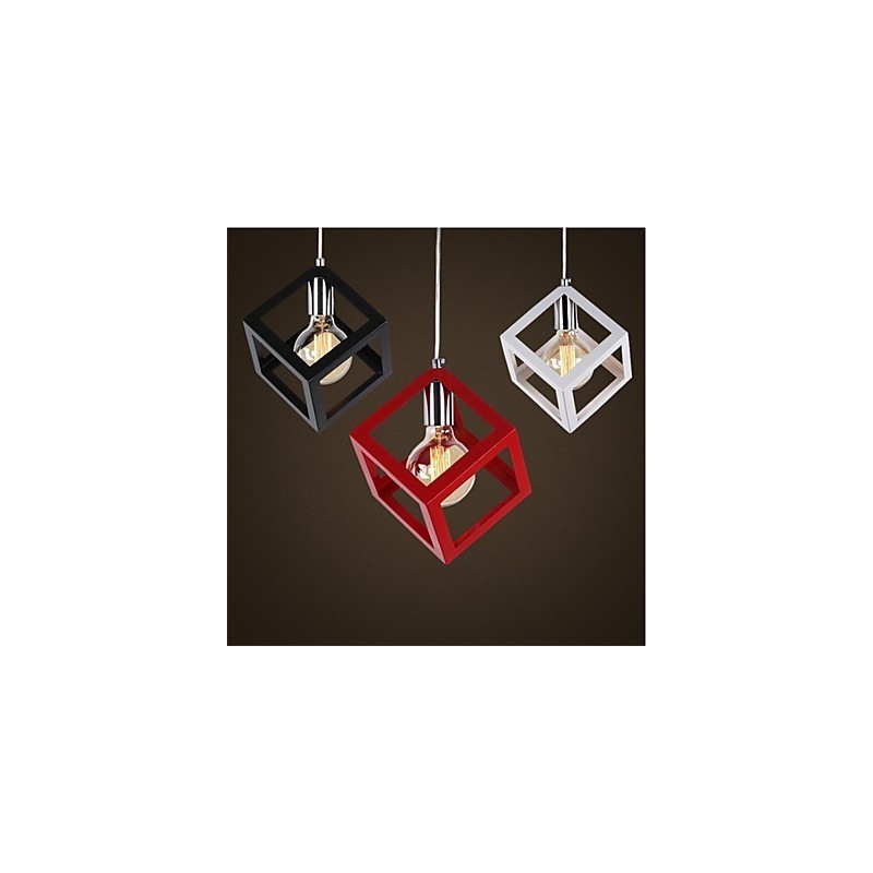 American Retro Birdcage Shape Iron Art Luster