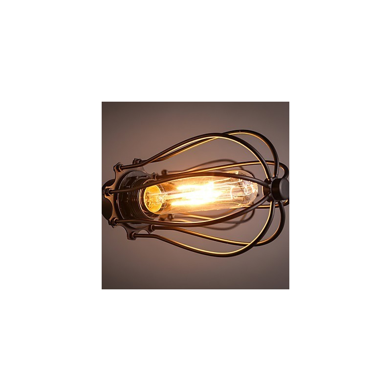 Retro klasické kovové stropné svietidlá Jednoduché závesné svietidlá Závesná kaviarenská lampa