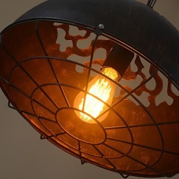 Retro klasické kovové stropné svietidlá Jednoduché závesné svietidlá Závesná kaviarenská lampa