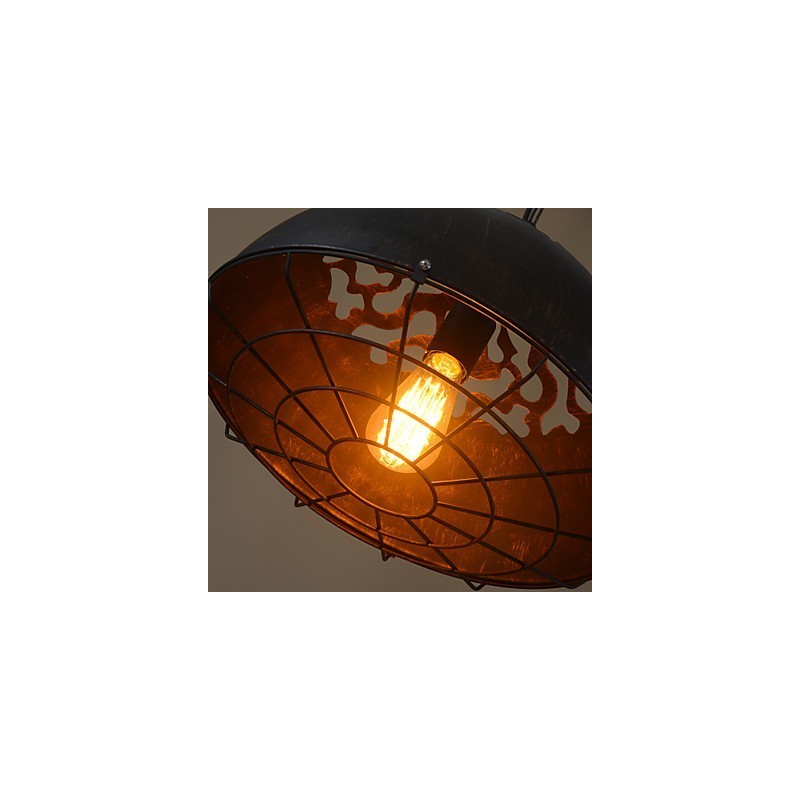 Retro klasické kovové stropné svietidlá Jednoduché závesné svietidlá Závesná kaviarenská lampa