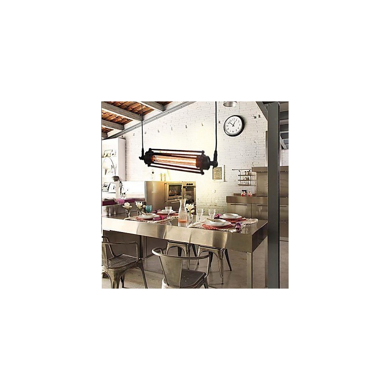 Loft Retro Luster Závesné svetlo Klasická Vintage lampa Country Metal Light