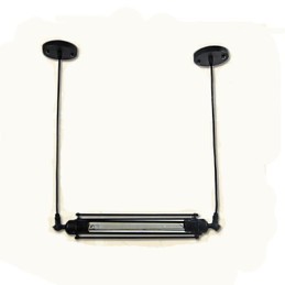 Loft Retro Luster Závesné svetlo Klasická Vintage lampa Country Metal Light