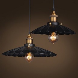 Retro klasický prívesok v európskom štýle Light Metal Art Droplight