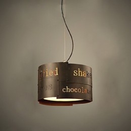 LOFT Moderná móda Severské umenie Kreatívna látková závesná lampa Závesná lampa kaviarenská lampa s priemerom 35 cm