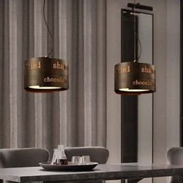 LOFT Moderná móda Severské umenie Kreatívna látková závesná lampa Závesná lampa kaviarenská lampa s priemerom 35 cm