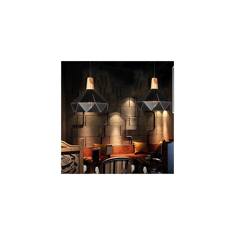 Retro klasické kovové stropné svietidlá Jednoduché závesné svietidlá Závesná kaviarenská lampa