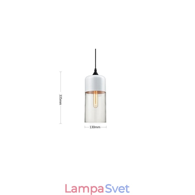 Lustrová lampa z umeleckého tepaného skla Nordic Creative Stair Shop