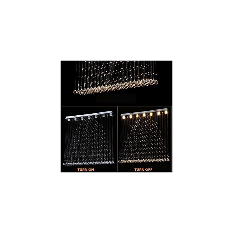 Závesné svietidlo K9 Crystal Závesné drôtené lusterové stropné svietidlá