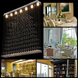 Závesné svietidlo K9 Crystal Závesné drôtené lusterové stropné svietidlá