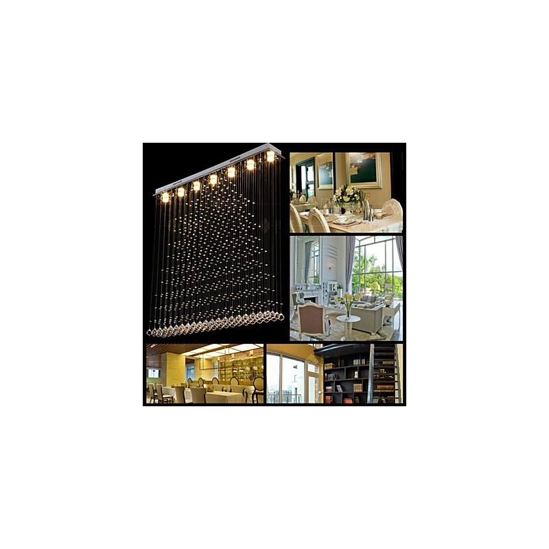 Závesné svietidlo K9 Crystal Závesné drôtené lusterové stropné svietidlá