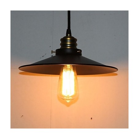 Americký country retro jednohlavý železný luster