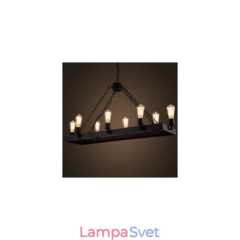 Moderný retro podkrovný luster Americký vidiecky luster Creative Industrial Cafe Lamp Lights