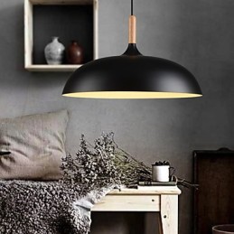 Retro závesná svetelná maľba Drevo+Metal Cafe závesné lampy