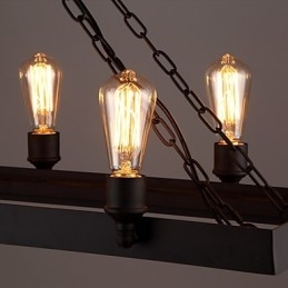Moderný retro podkrovný luster Americký vidiecky luster Creative Industrial Cafe Lamp Lights