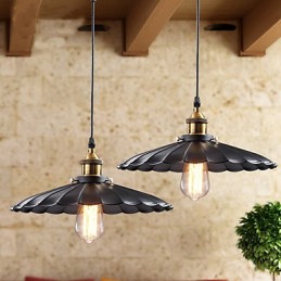 Retro klasický prívesok v európskom štýle Light Metal Art Droplight