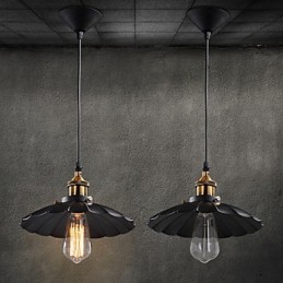 Retro klasický prívesok v európskom štýle Light Metal Art Droplight