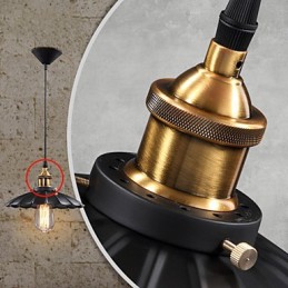 Retro klasický prívesok v európskom štýle Light Metal Art Droplight