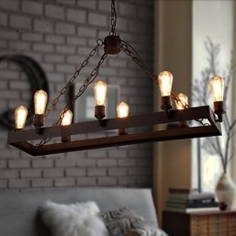 Moderný retro podkrovný luster Americký vidiecky luster Creative Industrial Cafe Lamp Lights