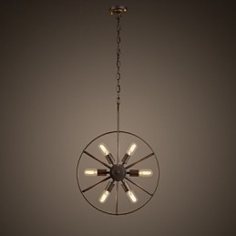 Retro klasické kovové stropné svietidlá Jednoduché závesné svietidlá Závesná kaviarenská lampa