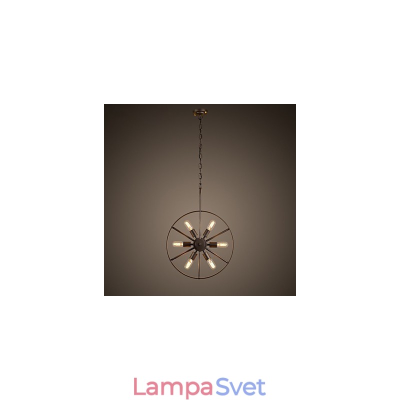 Retro klasické kovové stropné svietidlá Jednoduché závesné svietidlá Závesná kaviarenská lampa
