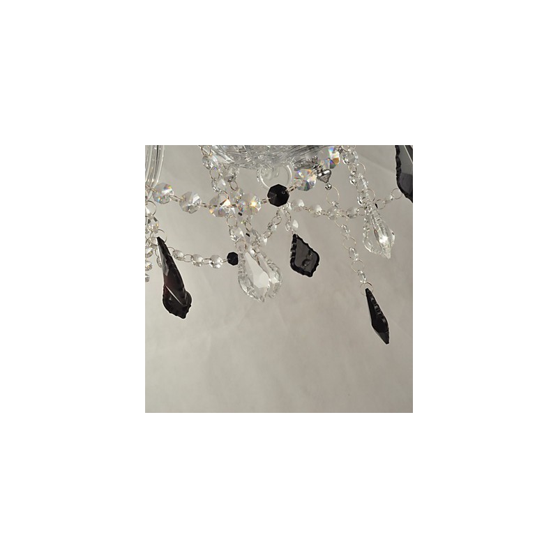 Elegantný krištáľový luster s 8 svetlami