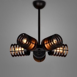 Retro klasické kovové stropné svietidlá Jednoduché závesné svietidlá Závesná kaviarenská lampa