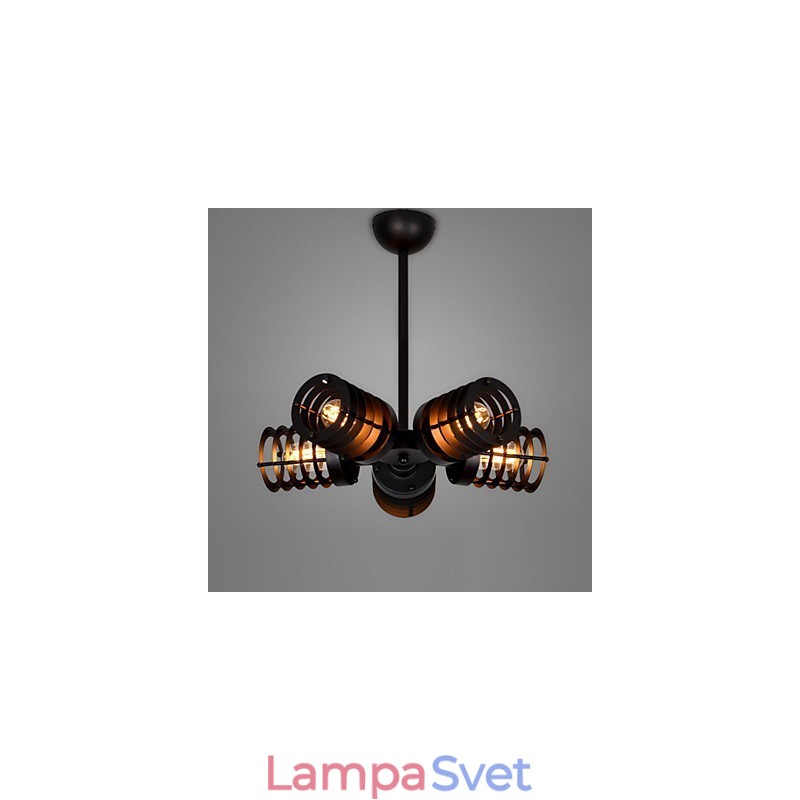 Retro klasické kovové stropné svietidlá Jednoduché závesné svietidlá Závesná kaviarenská lampa