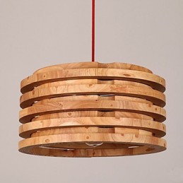 Drevený luster na lampu Willow Wood
