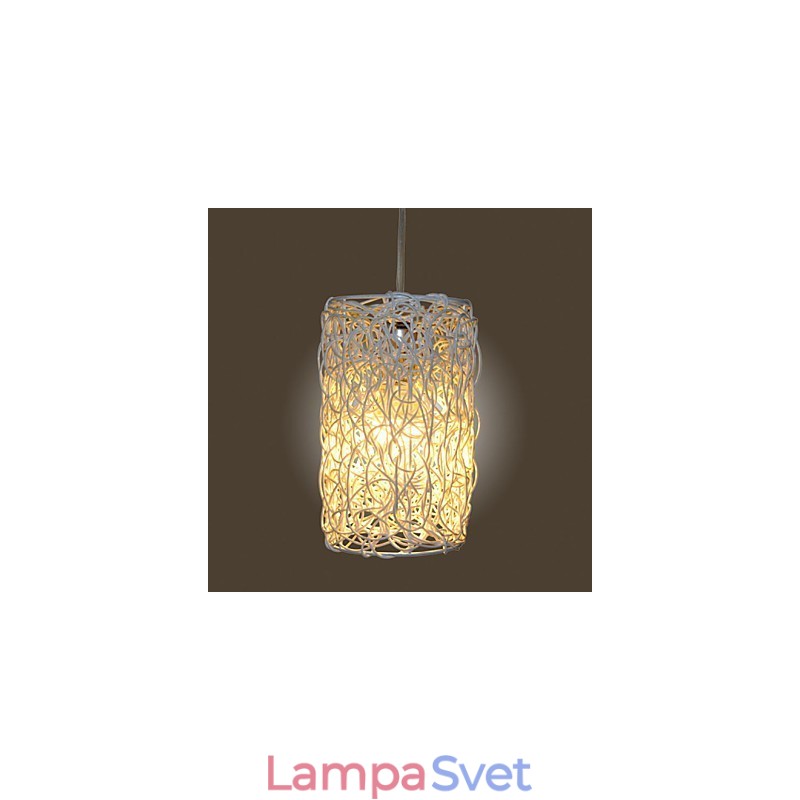 Moderná rural Cany Art tkaná ratanová jednohlavová závesná lampa