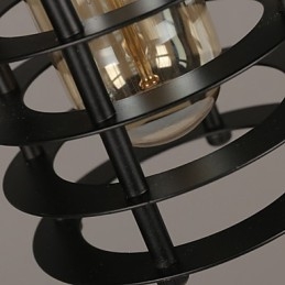 Retro kruh jednohlavových lámp a lampášov Charakter Art Luster Lamp