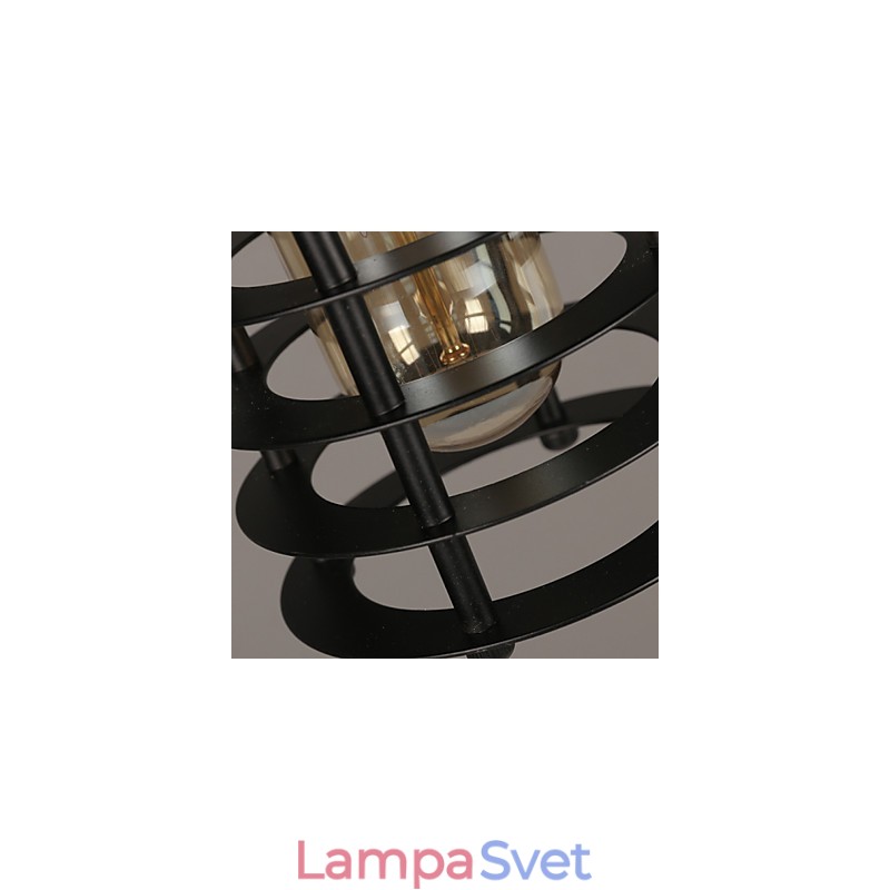 Retro kruh jednohlavových lámp a lampášov Charakter Art Luster Lamp