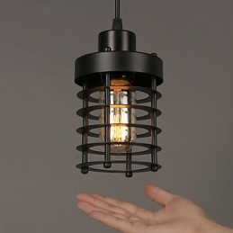 Retro kruh jednohlavových lámp a lampášov Charakter Art Luster Lamp