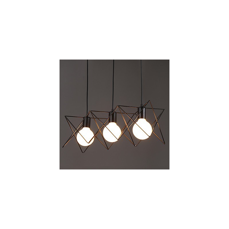 Zmluvný a súčasný kreatívny dizajn Single Droplight z tepaného železa