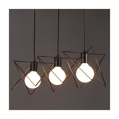 Zmluvný a súčasný kreatívny dizajn Single Droplight z tepaného železa Zmluvný a súčasný kreatívny dizajn Single Droplight z tepaného železa