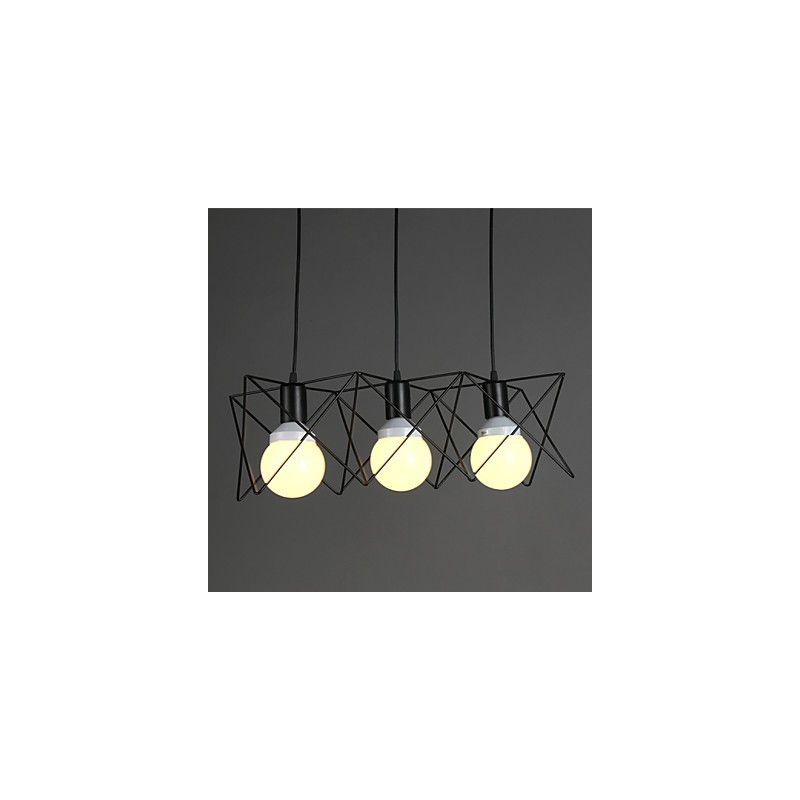 Zmluvný a súčasný kreatívny dizajn Single Droplight z tepaného železa